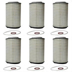 6X Lube Oil Filter Cartridge P551088 for MaxxForce 11 13 Engine LF17549 380936