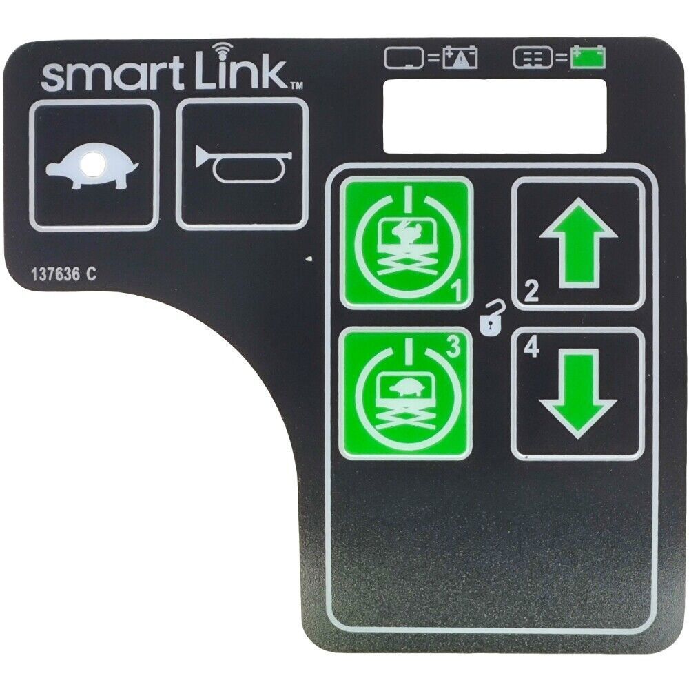 137636 137636GT Platform Controller Decal for Genie GS-1530 GS-1930 GS-1932