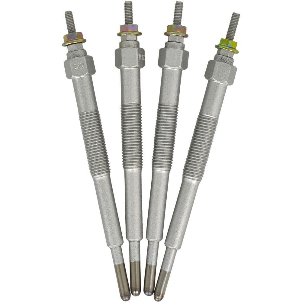4X Glow Plug For Mitsubishi Fuso Canter FE439 FE439 FG325 FG335 4D32 4D34 24V