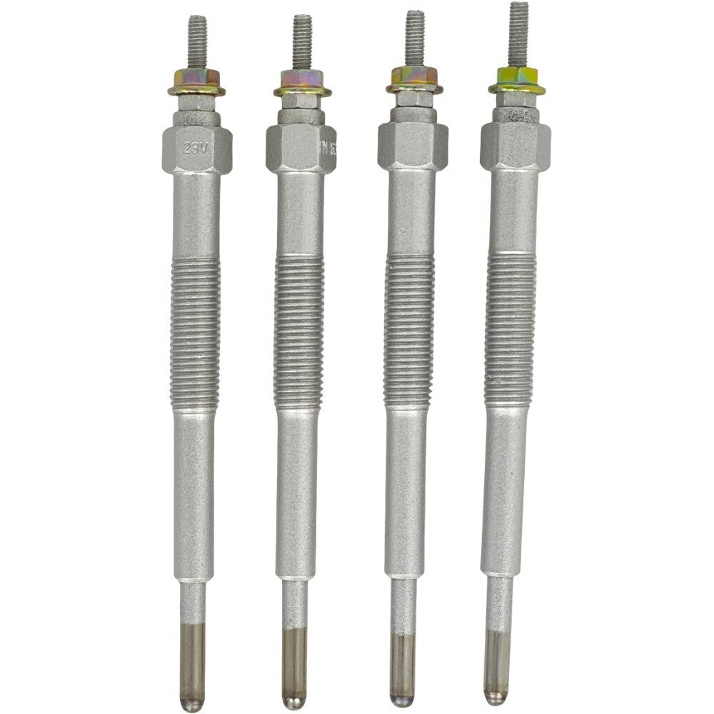 4X Glow Plug For Mitsubishi Fuso Canter FE439 FE439 FG325 FG335 4D32 4D34 24V