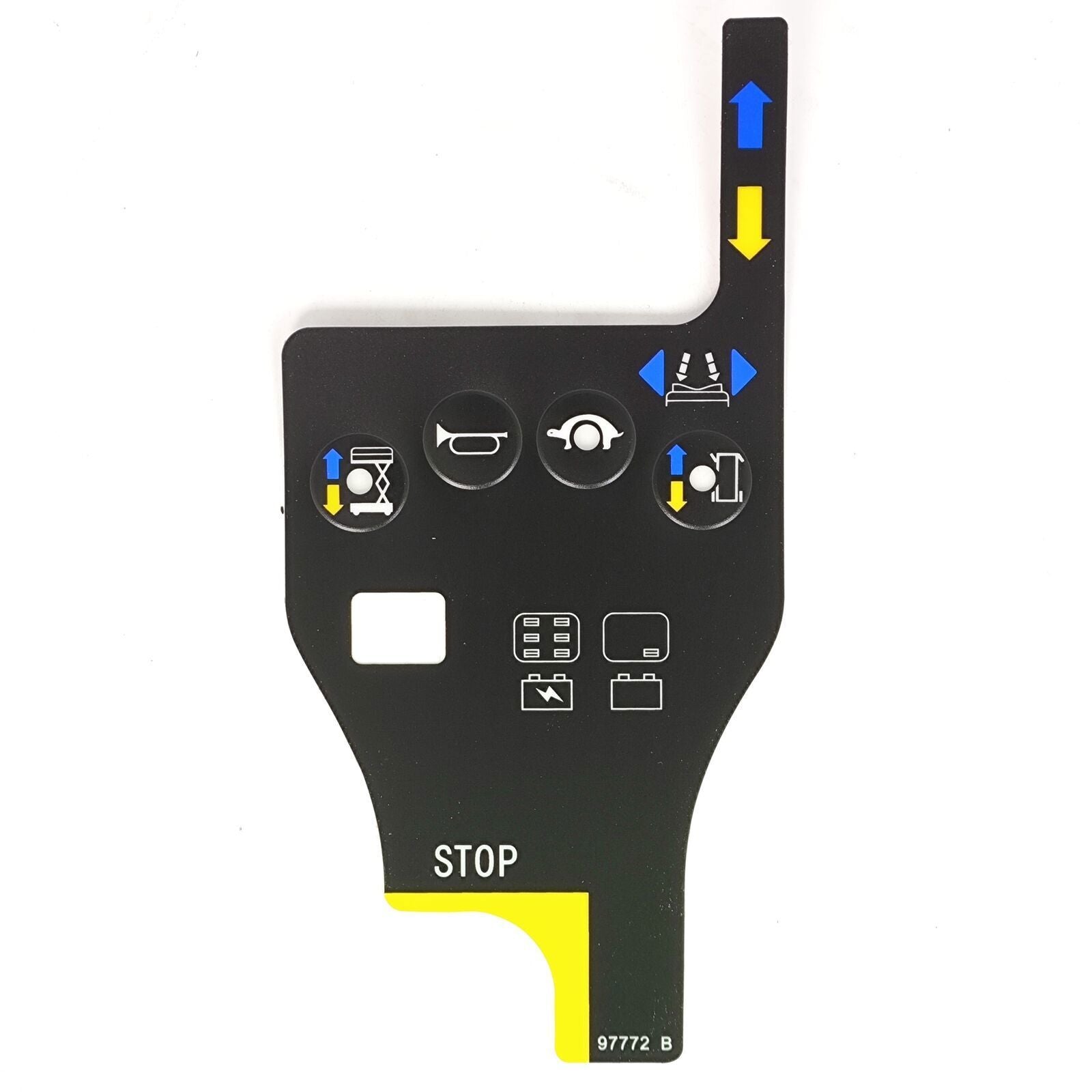 97772GT Control Box Overlay Decal for Genie Gen 5 GS-1930 GS-2032 GS-3232 QS-12R