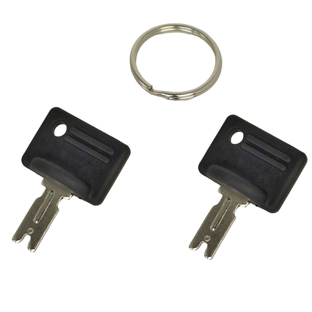 2X Ignition Key 107151-002 166 for Gehl Hyster Komatsu Yale JLG Daewoo Hitachi