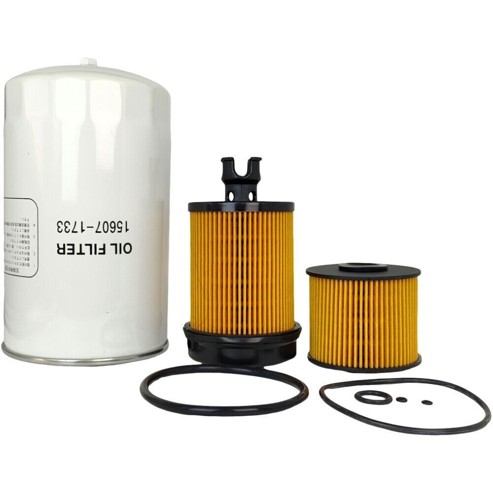 Oil Fuel Filter Kit 23304-78090 23304-EV360 15607-1733 for Hino 195 2013-2020