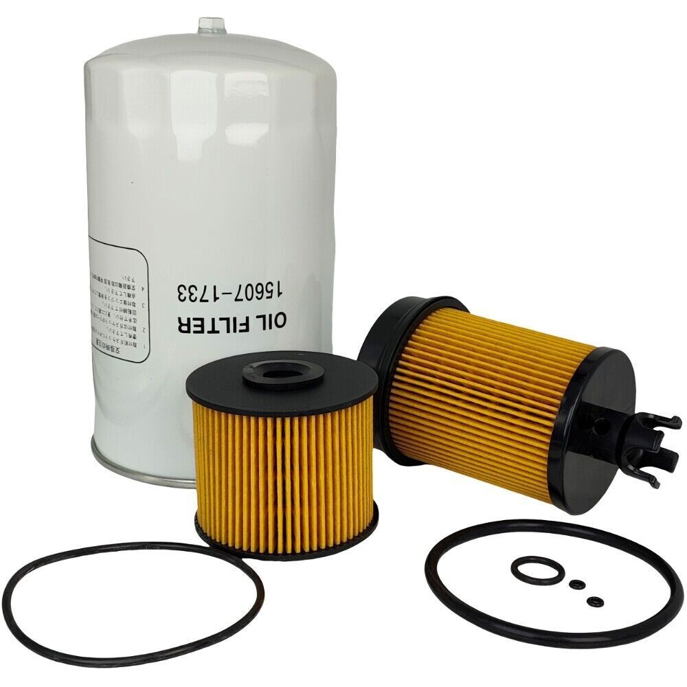 Oil Fuel Filter Kit 23304-78090 23304-EV360 15607-1733 for Hino 195 2013-2020