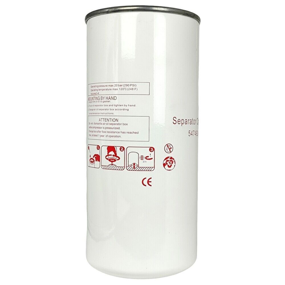 Air Oil Separator 54749247 for Ingersoll Rand Air Compressor UP6-30 Spin-On