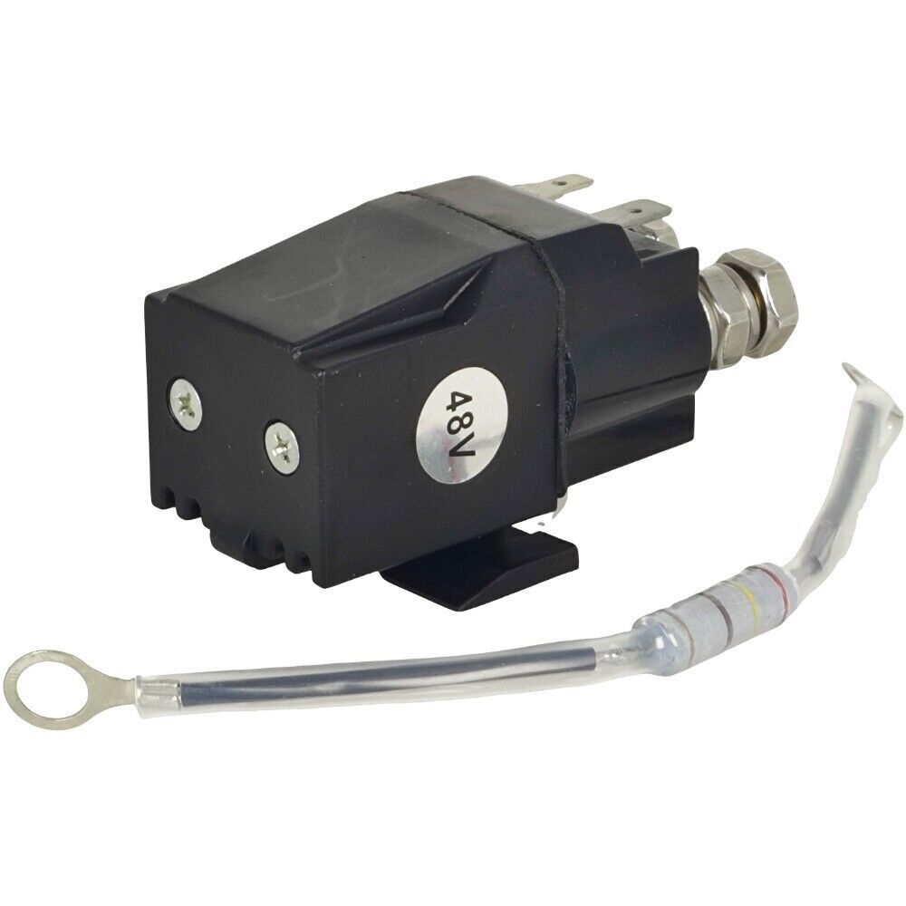 48V Golf Cart Solenoid 102865901 w/ Resistor Fit for Club Car DS Precedent Tempo