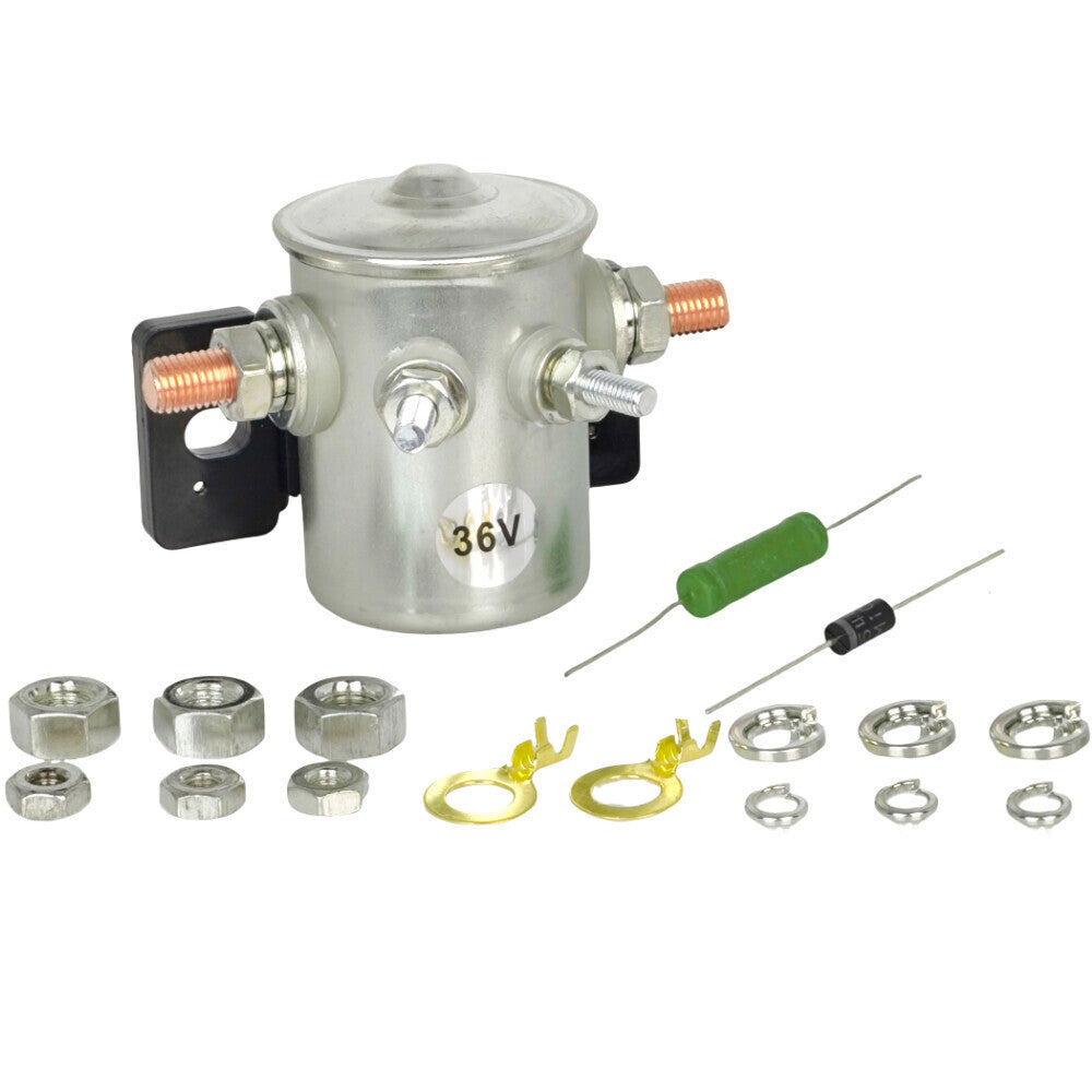 36V Continuous Duty Relay Solenoid 27855G01 435-368 Fit for E-Z-GO Golf Cart TXT