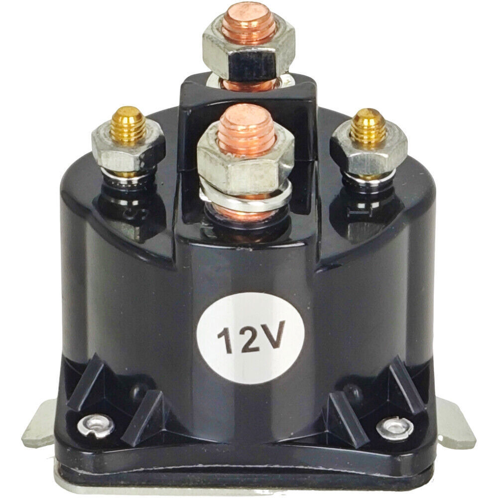 12V 4 Terminal 100A Dump Trailer Solenoid 391-2 391-2-C Fit for Monarch Bucher