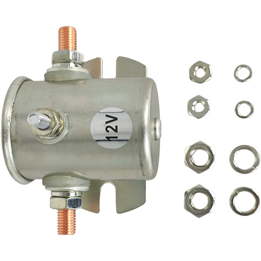 12V 200A 3-Terminal Heavy Duty Starter Solenoid Fit for Winch Marine 1114240