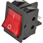 ZE-235-2 Lighted Rocker Toggle Switch ON OFF for Zing Ear 4 Prong Snap-in