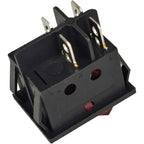 ZE-235-2 Lighted Rocker Toggle Switch ON OFF for Zing Ear 4 Prong Snap-in