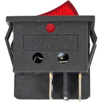 ZE-235-2 Lighted Rocker Toggle Switch ON OFF for Zing Ear 4 Prong Snap-in