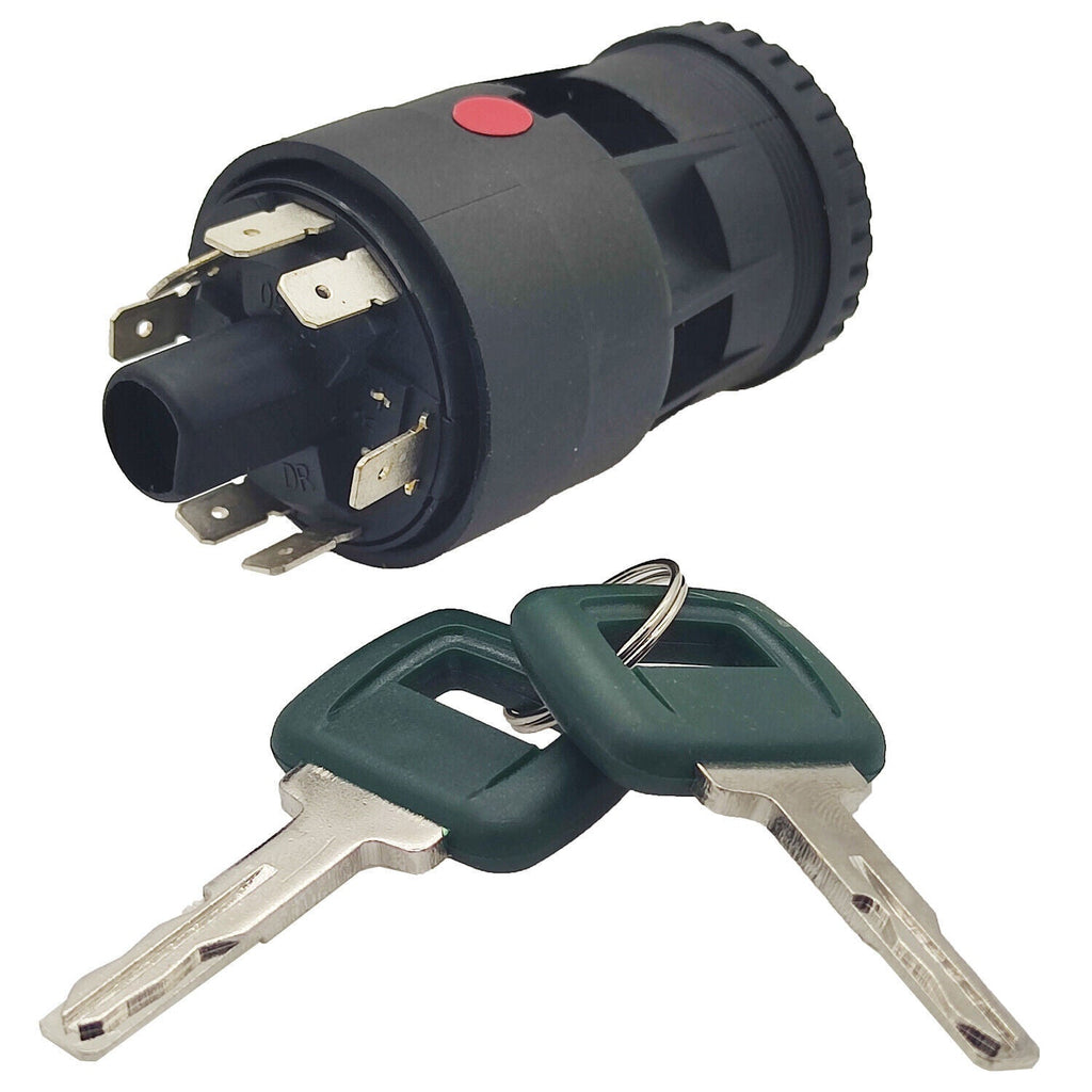 Starter Switch w/ 2 Key Fit for Volvo A20C VOLVO BM A25B A25C A25C VOLVO BM A25D