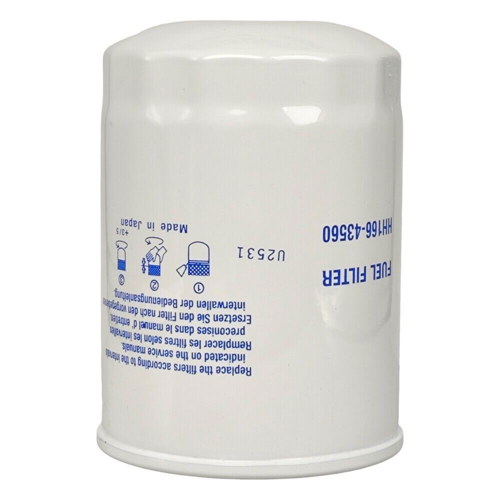 2X Fuel Filter 16631-43560 HH166-43560 Fits for Kubota KX080-3T SVL75 SVL75-2C