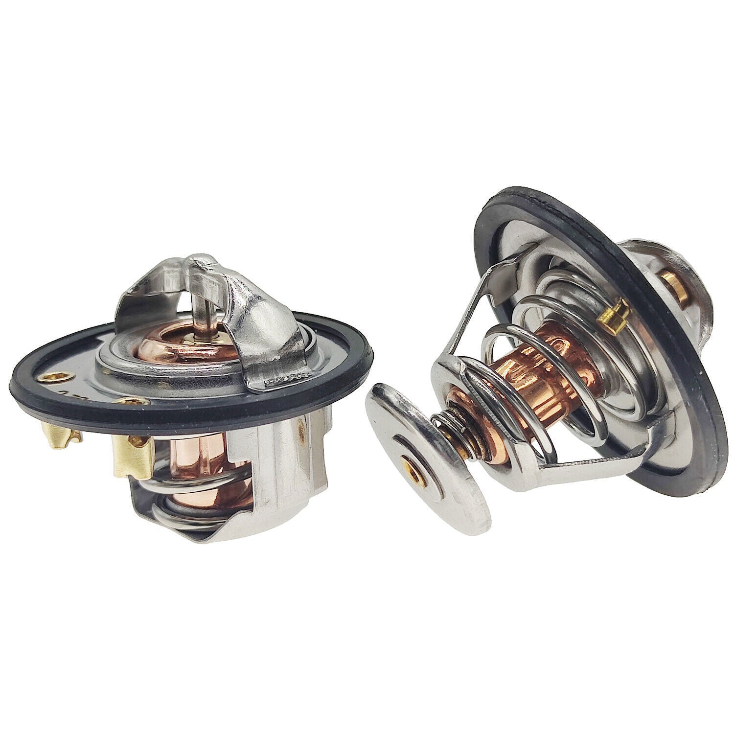 185 & 180 Degree Thermostat Front & Rear Kit Pair Fit for GM Pickup Duramax