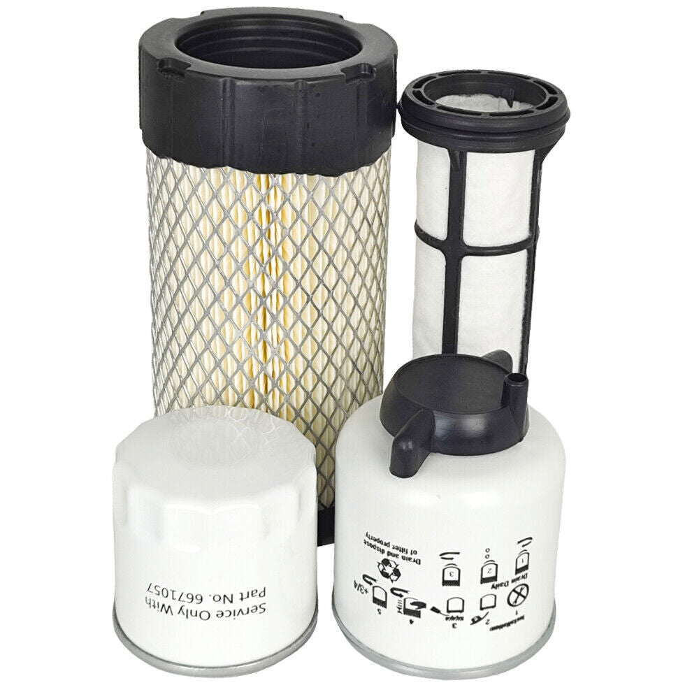Air Fuel Oil Maintenance Filter Kit Fit for Bobcat MT52 MT55 MT85 Engine