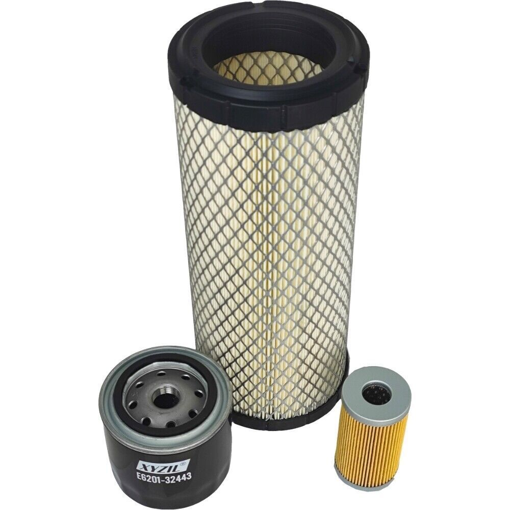 Oil Air Fuel Filter Kit Fit for Kioti E6201-32443 84612-43160 E7230-11081