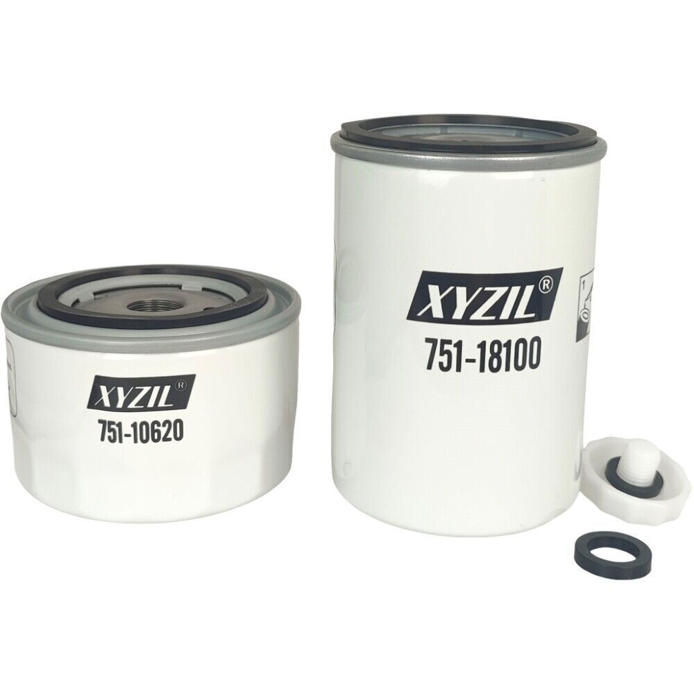 Fuel Filter Oil Filter Kit 751-10620 751-18100 Fit for Onan LPW Alpha LPWT LPWS