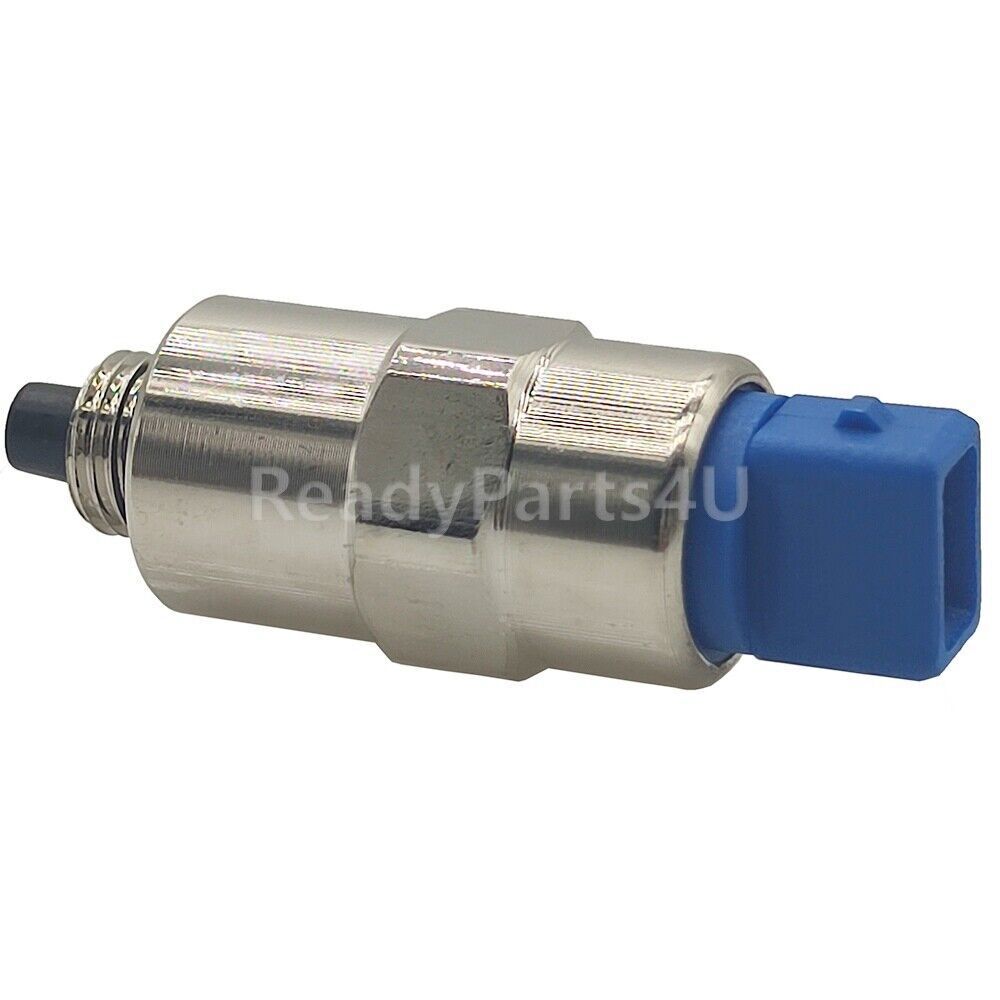 12V Shutoff Solenoid Fit for Caterpillar CS10 CS11 CS12 CP12 GC CP-433E PS-360C