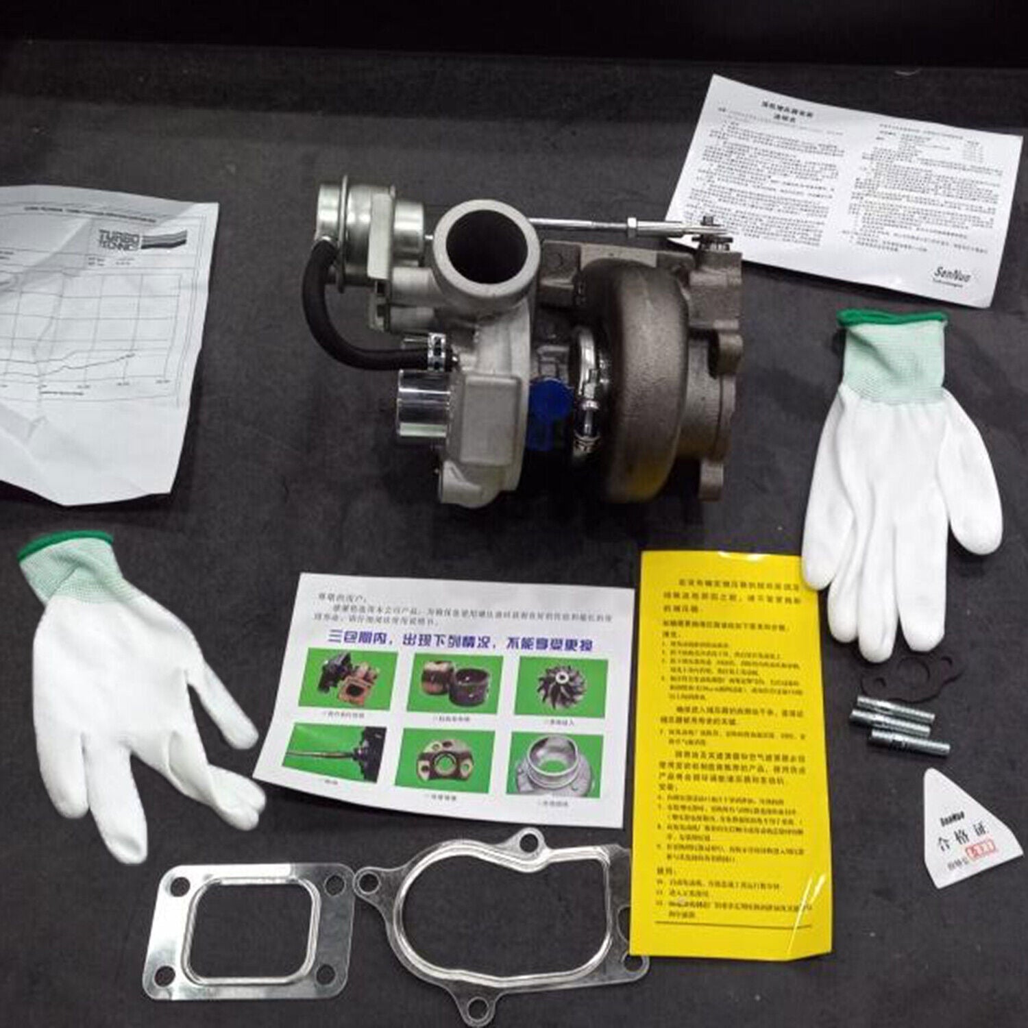 TD04HL4 Turbocharger 1J501-17013 Fit Kubota V3800 SVL90 SVL95-2S F3990 Turbo
