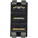 ZE-215 Lighted Rocker Switch On Off for Zing Ear 3 Prong SPST Snap-in