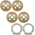 Brake Disk Plate Kit Fit for Kubota L3010DT/GST/HST L3130DT/GST/HST L3400DT/HST