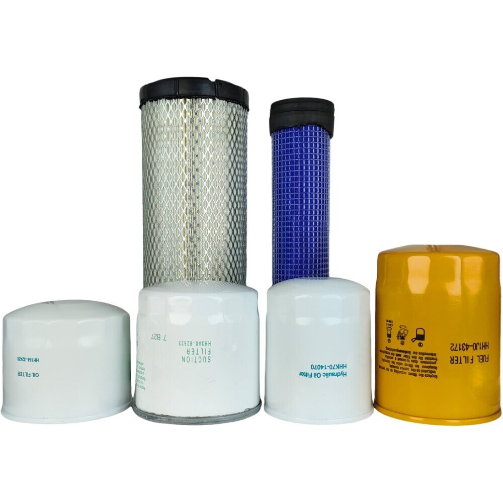 Filter Service Kit for Kubota TA040-93230 HH1J1-43172 HHK71-14073 HH164-32430