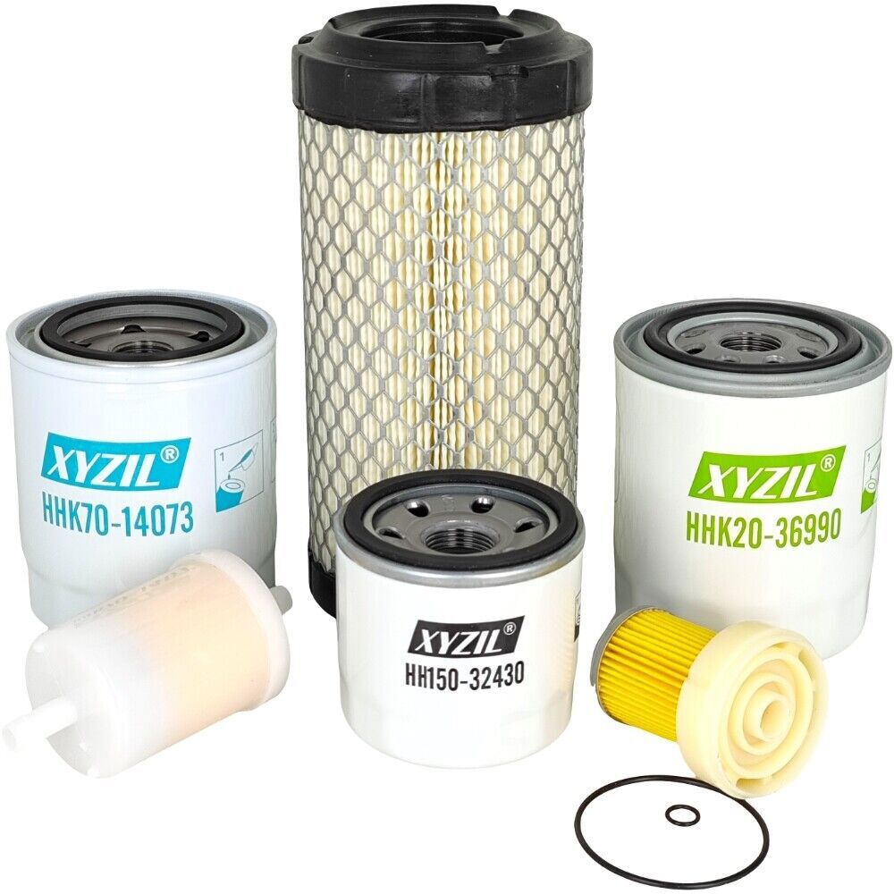Air Fuel In-Line Oil Hydraulic HST Filter Maintenance Kit Fit for Kubota RTV900