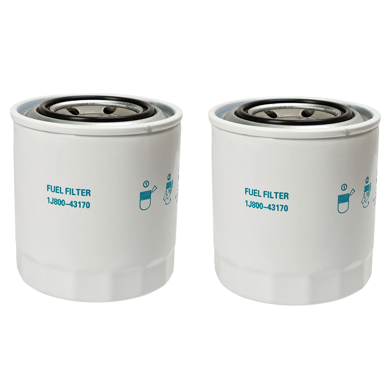 2X Fuel Filter P550049 Fit for Donaldson ME016823 ME016872 Spin-On