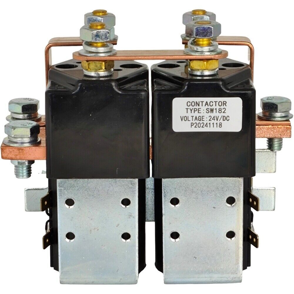 24V 200A SW182 Reversing Contactor Solenoid Fit for Albright SW102B-1 SW182-4