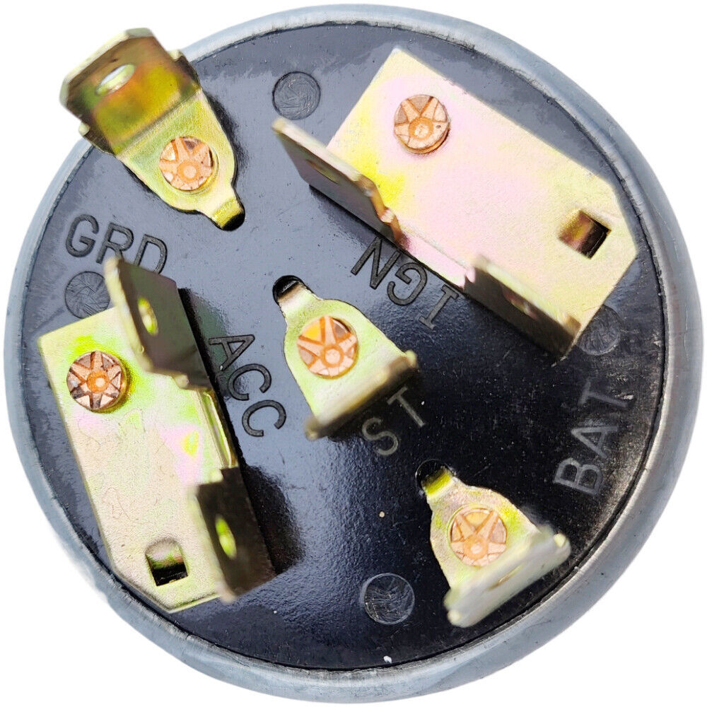 Ignition Switch w/Key 4 Position 7 Pin Fit for Kenworth 577.59548WC P27-1048