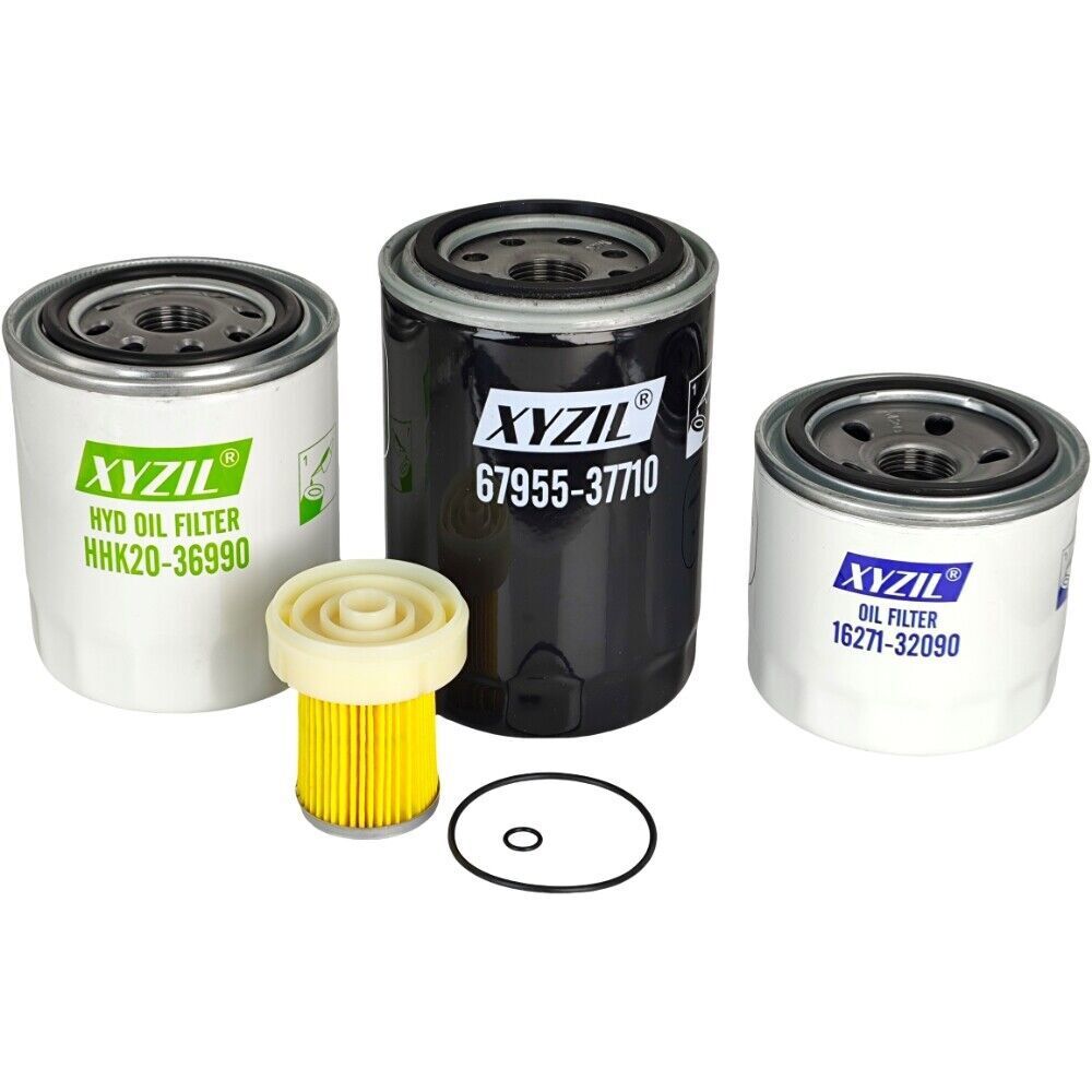 Filter Kit for Kubota B26 B2301HSD B2410HSD B2410HSDB B2410HSE B2601HSD B2630HSD