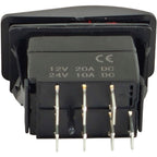 Rocker Switch SK2474102 Fit for Cleveland SGL-30-T1 SGL-40-T1 T1 On-Off-On