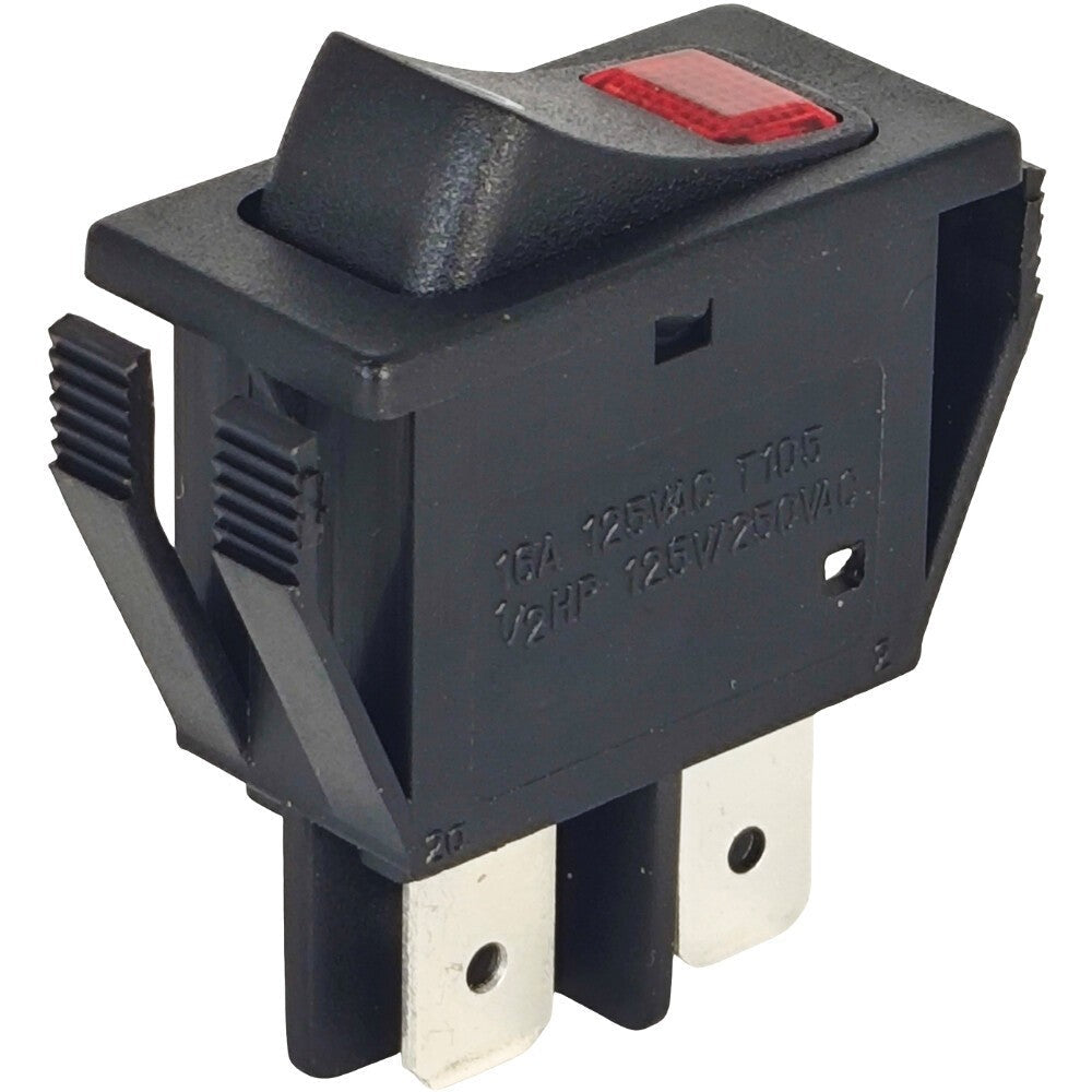 16A 125V Rocker Switch 02.19.080.00 Fit for Hatco CDW-3N FDWD-1X FDWD-2X DPST