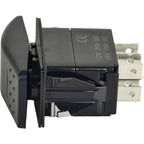 Red Light On/Off/On Rocker Switch SK2474102 Fit for Cleveland 12V 20A 24V 10A DC