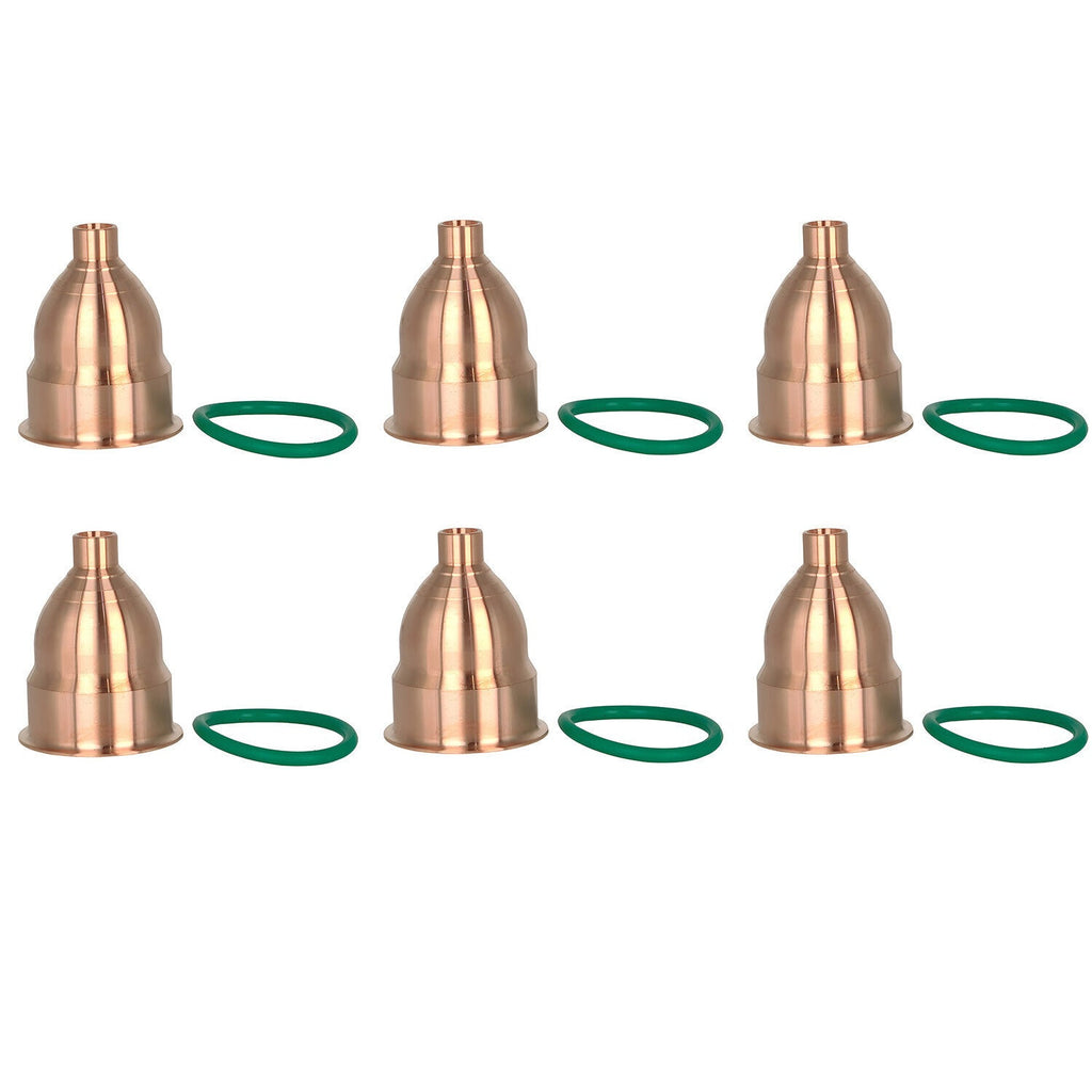 6X Injector Hole Tube w/O-Ring 23501580 Fit for Detroit Diesel S60 12.7L Engine