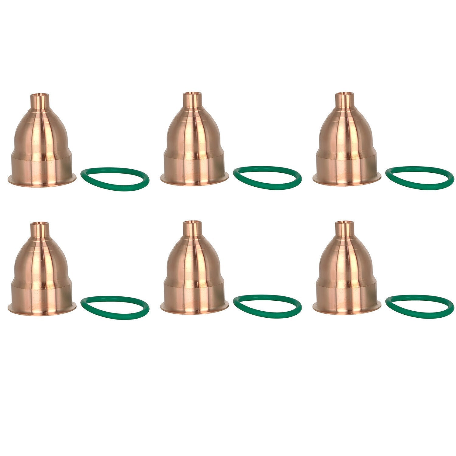 6X Injector Hole Tube w/O-Ring 23501580 Fit for Detroit Diesel S60 12.7L Engine