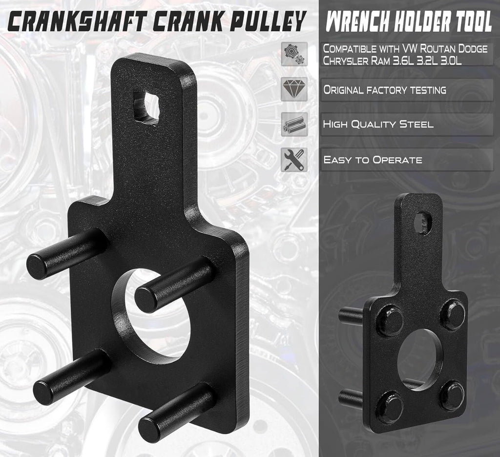 For crankshaft Pulley Crankshaft Vibration Harmonic Damper Holder Tool 10198A