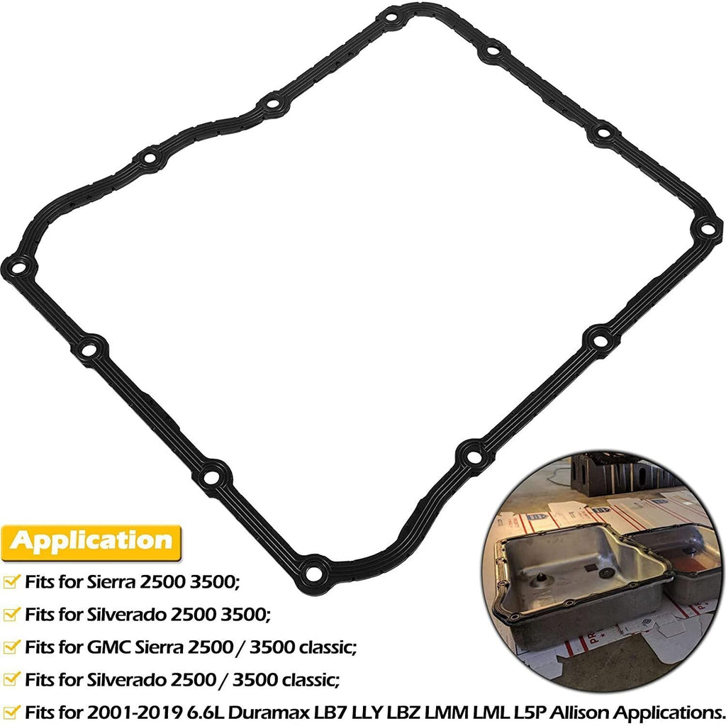 29549684 Allison Transmission Pan Gasket Filter Fluid For 2001-2019 Duramax 6.6L