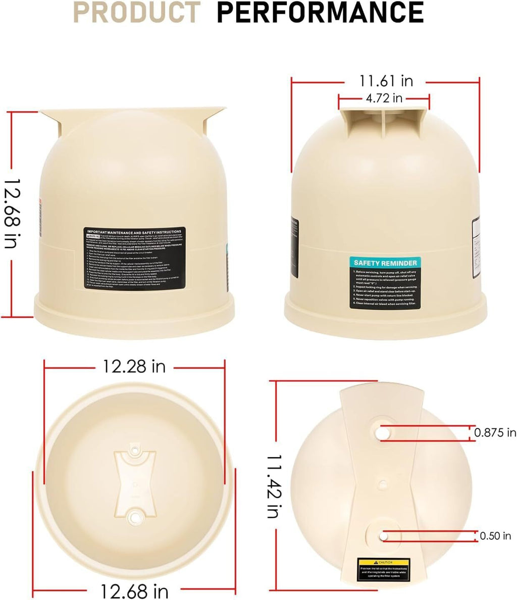 Cartridge Filters Cover Lid For Pentair Clean & Clear 75 150 200 Sq ft 178561
