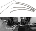 9B-104A Trim Tilt Hydraulic Ram Cylinder Hose Kit Fits Mercruiser Alpha One
