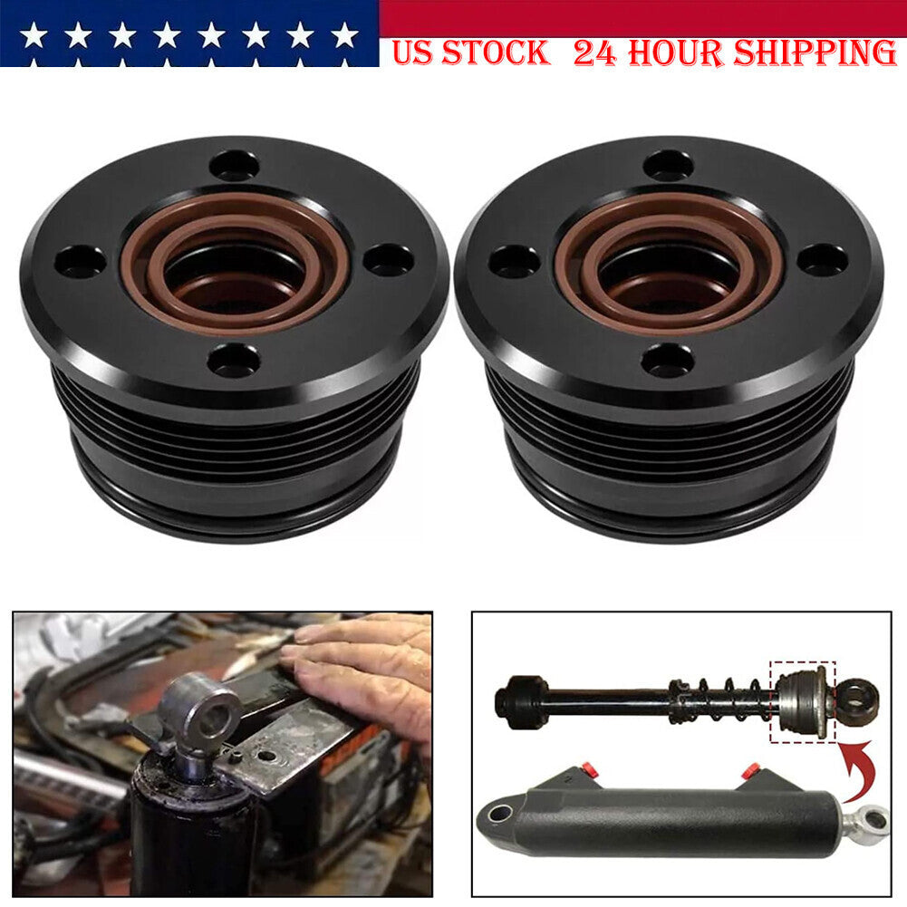 2Pcs Trim Tilt Cylinder RAM End Cap Rebuild/Repair Kit for Volvo Penta 290 DP SP
