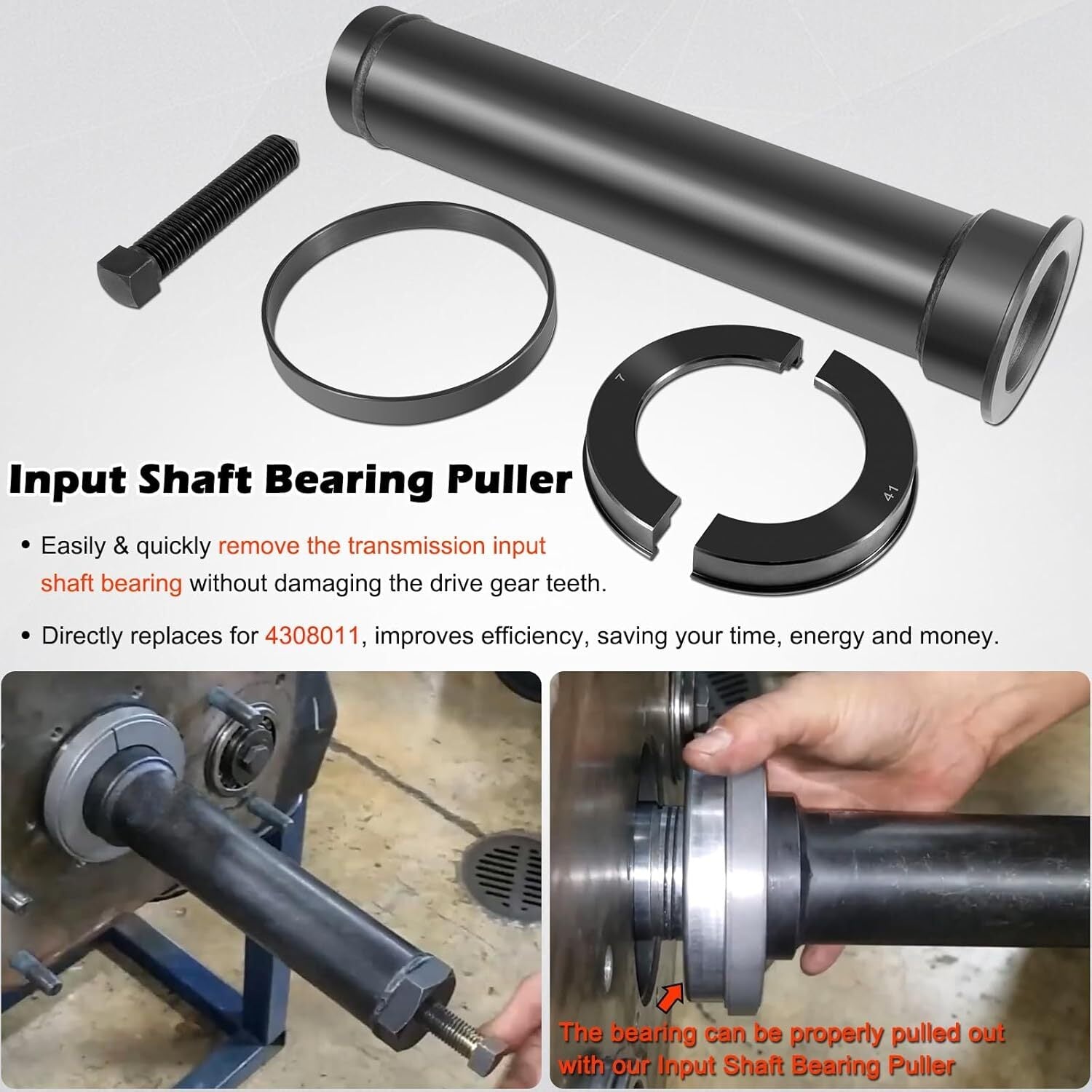 For Eaton Fuller Input Shaft Bearing Puller 1 3/4″ & 2″ Shafts