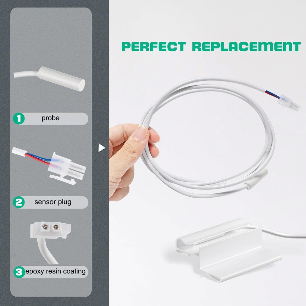 for Dometic Thermistor Kit, RV Refrigerator Thermostat Sensor for RM W 2 Wire