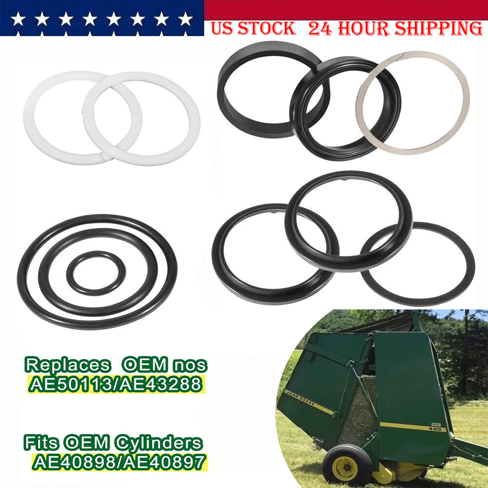 AE43288 Hydraulic Gate Cylinder Seal Kit for John Deere 430 530 Round Baler