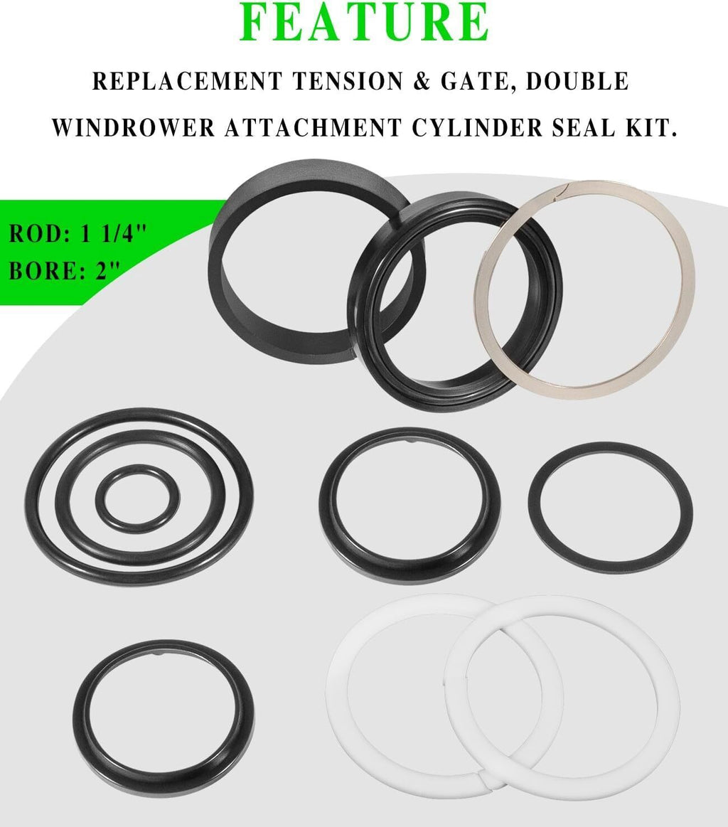 AE43288 Hydraulic Gate Cylinder Seal Kit for John Deere 430 530 Round Baler