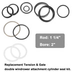 AE43288 Hydraulic Gate Cylinder Seal Kit for John Deere 430 530 Round Baler