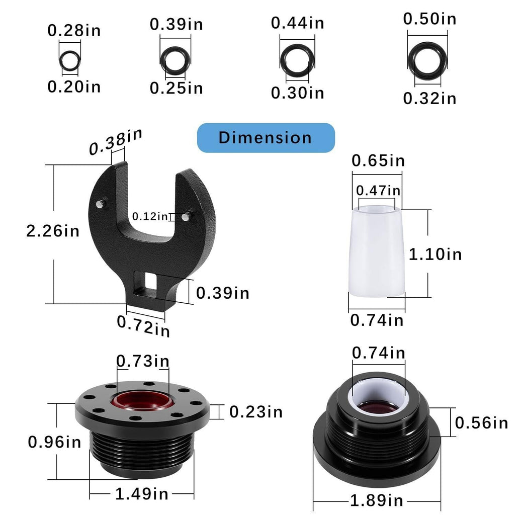 HS5157/HS5167 Hydraulic Steering Cylinder Seal Kit with Pin Wrench for Seastar