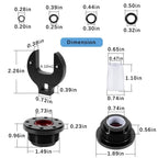 HS5157/HS5167 Hydraulic Steering Cylinder Seal Kit with Pin Wrench for Seastar