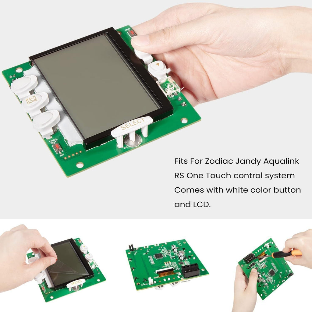 for Jandy AquaLink R0550700 RS OneTouch Replacement PCB White Button 7751 7750